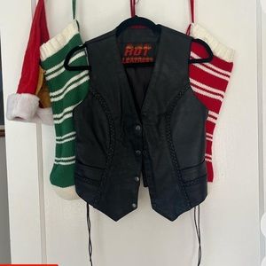 vintage Hot Leathers vest